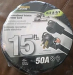 Power Zone 15' 6/3&8/1 Rv Cord New. Fixed Price $49.99.