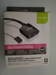 Iogear 2-PORT Usb Cable Kvm Switch With Audio And Mic (GCS72U). Fixed Price $34.00.