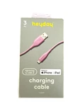 Heyday 3'FT Lightnin To Usb-c Round Cable Pastel. Fixed Price $9.99.