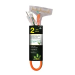 Gogreen Power GG-15302 12/3 2FT 3-OUTLET Heavy Duty Extension Cord Lighted. Fixed Price $25.50.