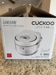 Cuckoo CR-0810F 8-CUP (uncooked) Micom Rice Cooker, 9 Menu Options: White. Fixed Price $60.00.