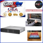 2U Rackmount Server Chassis Micro-atx 4 Bay Hdd 3X Pwm Fans Usb 3.0 Silver. Fixed Price $158.90.