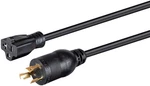 Heavy Duty Power Cord Locking Nema L5-20P To 5-15/20R, 20AMP, 2500 Watt,. Fixed Price $33.66.