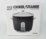 Zojirushi NHS-10 Rice Cooker And Steamer With Keep Warm Function 6 Cup. Fixed Price $58.88.