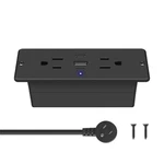 Cccei Recessed Power Strip With Outlet And Usb Ports, Furniture Flush Mount.... Fixed Price $25.86.