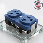 Us Duplex Position Receptacles Wall Outlet Power Distributor Copper Socket. Fixed Price $15.20.
