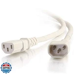 C2G Power Cord, Short Extension 14 Awg, White, 6. Fixed Price $27.99.