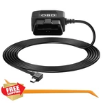 Cerrxian Obd Dash Cam Power Cable, Mini Usb, 11.5FT Left Angle. Fixed Price $20.00.