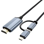 6FT 2-IN-1 Lightning To Hdmi Cable Dual Interface For Iphone 16/1.... Fixed Price $29.11.