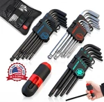36 Piece Hex Key Wrench Set Ball End Sae Metric Star Long Arm Industrial. Fixed Price $23.07.