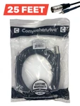 Comprehensive XLRP-MPS-25ST Plug To Mini 3.5MM 25FT Fast Free Shipping. Fixed Price $19.99.