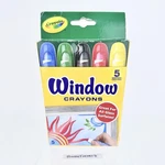 Crayola Washable Window Glass Crayons Assorted Colors Box Of 5 2019 Discontinued. Fixed Price $11.16.