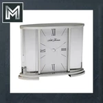 Seth Thomas Silver Glass Carriage Table Clock - Model TSI006060. Fixed Price $74.99.