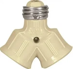 Cooper Wiring Ivory 2SOCKET Lampholder Adapter BP700V. Fixed Price $9.55.