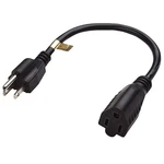 Short Extension Cord Ft 12 Inches, 16AWG 3 Prong To Female Black. Fixed Price $13.99.