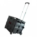 Elama Home Heavy Duty Carry All Easy Folding Cart With Lid. Fixed Price $36.94.