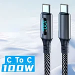 Type To 100 Super Fast Charge Cable Data Cord With Digital Display. Fixed Price $17.45.