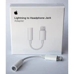 Authentic Apple Lightning To Headphone 3.5MM Jack Adapter - White MMX62AM/A. Fixed Price $11.95.