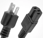 New Volex 72-0770-01 Power Cord Cable 6FT 125V 16AWG 13A C15 Notched. Fixed Price $9.99.