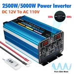 2500W 5000W Pure Sine Wave Power Inverter 12V To 120V With Usb & Remote Control. Fixed Price $189.99.