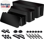 Cable Organizer Box Set Of Three, Power Cover Cord Holder Surge Protector For. Fixed Price $50.57.