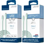 Insignia 10' Iphone To Usb-c Usb-a Or Charge-and-sync Cable. Fixed Price $14.99.