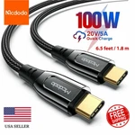 Pd 100W 5A Mcdodo Type-c To Fast Charging Data Sync Charger Cord. Fixed Price $11.19.