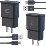 Type Fast Charger, For Android Phone Usb 6FT-2PACK, Black. Fixed Price $21.94.