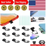 Ultra-thin Usb Dust Covers 10PCS Anti-loss Protectors For Mobile Phone Ports. Fixed Price $11.39.