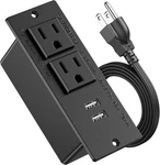 Jgstkcity Conference Recessed Power Strip Socket 9.8FT 10W Usb-a Ports, Black. Fixed Price $18.99.