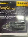 Marinco Connectpro Trolling Motor Plug 12/24/36V Wire 12VBP. Fixed Price $19.99.