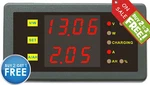 Battery Monitor DC120V30A Dual Digital Voltmeter Ammeter Panel Amp Voltage Gauge. Fixed Price $21.89.