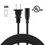 Ul 6FT 2-PRONG Ac Power Cord Cable Lead For I-sheng IS-033C E55943. Fixed Price $10.32.
