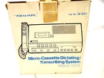 Realistic MICRO-1000 Dictating Transcribing System Cat. NO.14-500 Near Mint Box. Fixed Price $99.00.