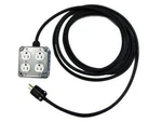 Cbi QB-M-25 (25 Foot) 12/3 Hardwired Power Cable W/ 2) 20A Ac Duplex Outlets. Fixed Price $139.95.