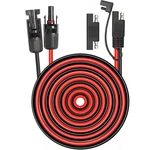 Mookeerf Solar Panel To Sae Adapter Cable - 50FT 10AWG Extension. Fixed Price $127.75.