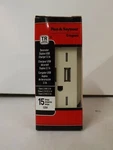 Pass & Seymour TM826USBLACC6 Charger Duplex Recepticle-light Almond-new. Fixed Price $19.99.