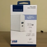 Insignia 32W Dual Port Wall Charger For Smartphones Tablets Iphone Samsung Lg. Fixed Price $6.99.