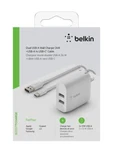 (3) Geuine Belkin White Boost Charge Ac Adapter 24 4.80 Output. Fixed Price $37.97.