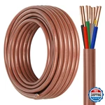 Yddecw Thermostat Wire - 18/8 20FT Solid Copper Gauge 5 Conductor Power Circu. Fixed Price $39.87.