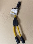 12/3 Woods Twist-lock Adapter, 24" 125V, 20 Amp, 2500 Watt, Heavy-duty, New. Fixed Price $6.00.