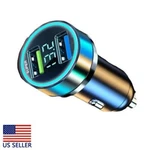 1PC 240W Digital Display Super Fast Charging Car Charger 2USB Portable C7X2. Fixed Price $6.11.