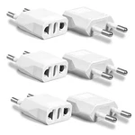 6PCS European Travel Plug Adapter, Us To Outlet Converter. Fixed Price $10.42.