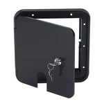 Electric Power Cord Cable Hatch Rv Trailer Black Compartment Lock W/ 2 Keys. Fixed Price $24.65.