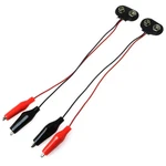 E-outstanding Cocodile Cable 2PCS Dual Alligator Clips 9V Battery.... Fixed Price $13.89.