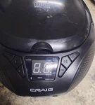 Craig CD6925 Portable Top-loading Stereo Boombox With Am/fm Radio. Fixed Price $21.99.
