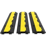 Vevor 3 Pcs 2-CABLE Rubber Electrical Wire Cover Cord Protector Ramp 11000 Lbs. Fixed Price $45.89.