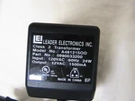 Used Leader Electronics Adapter A48121500 120VAC In 12VAC 1500MA Out. Fixed Price $19.95.