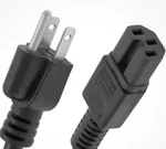 New Volex 72-0770-01 Power Cord Cable 6FT 125V 16AWG 13A C15 Notched. Fixed Price $9.99.