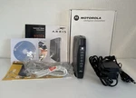 Motorola Arris Surfboard Modem Model SB5120 Original Box Installation Cd &cables. Fixed Price $14.99.